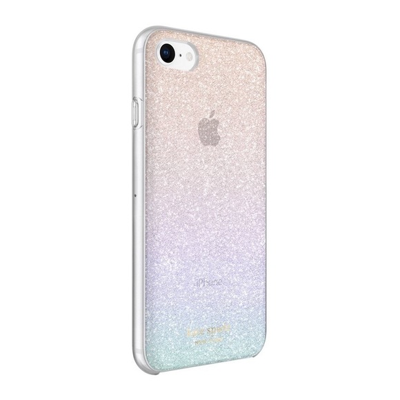 Kate Spade New York Apple iPhone SE/7/8 Protective Hardshell Case: Ombre Glitter - Picture 4 of 6